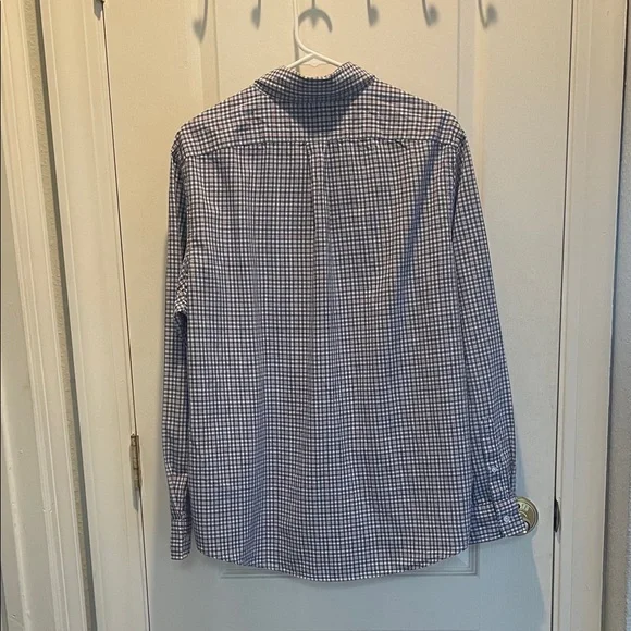 Vineyard Vines Navy and White Checkered Shirt - Picture 4 of 11